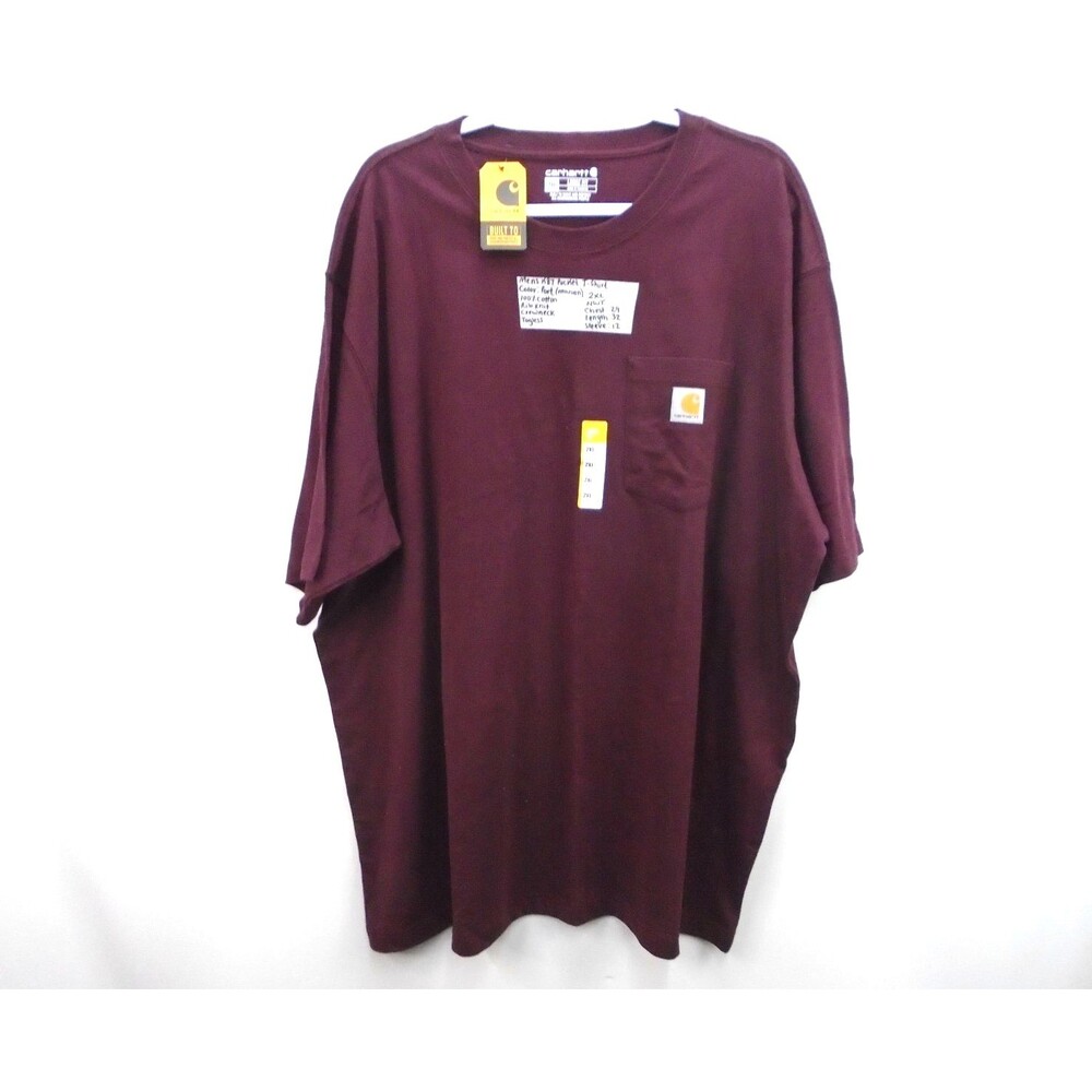 Carhartt Men's Workwear Pocket Short Sleeve T-Shirt Size 2XL Loose Fit